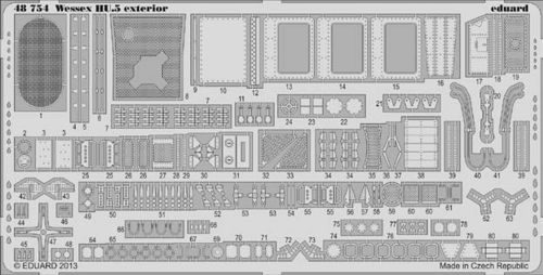 Detailset Westland Wessex HU5 Exterior (Italeri) E48-754