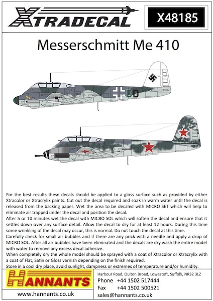 Messerschmitt Me410 (12) X48185