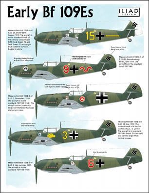 Early Messerschmitt BF109E`s (JG26, JG20, JG1, JG51, JG3) 48006