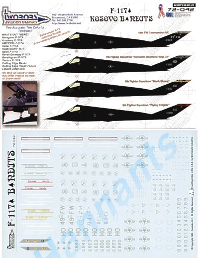 F117A Kosovo Bandits TB72-042