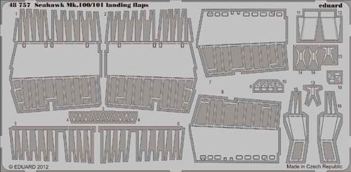 Detailset Hawker Sea Hawk MK100/101 Landing Flaps (Trumpeter) E48-757