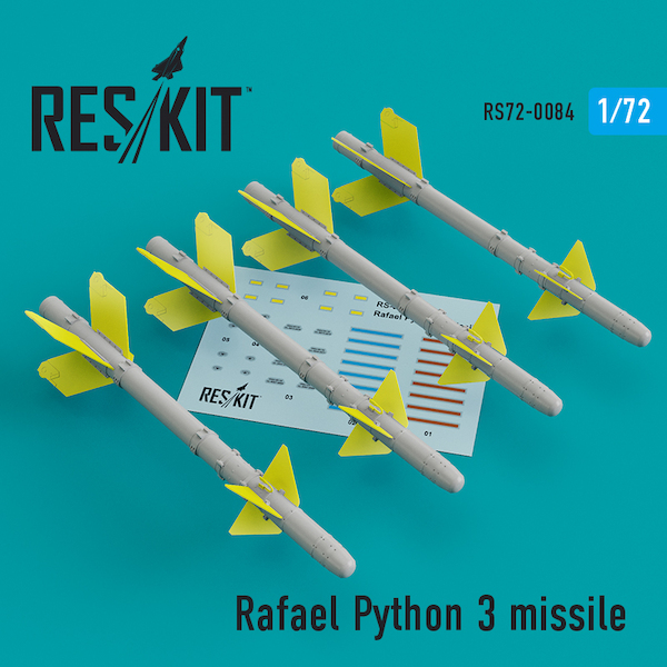 Rafael Python 3 Missile (4x) RS72-0084