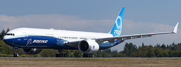 Boeing B777-9x House Color N779XW With Antenna LH4160