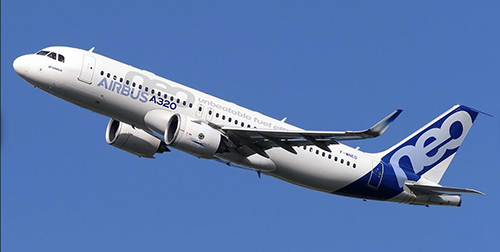 Airbus A320neo Airbus House Colors F-WNEO With Stand AV2040