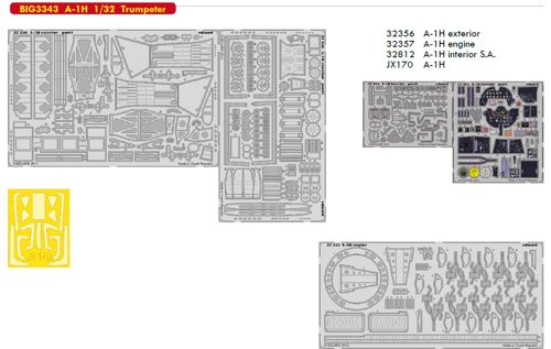 Detailset A1H Skraider (Trumpeter) BIG3343
