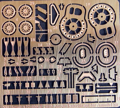 Antonov An30 Exterior Detail set (A-Model) A72-035
