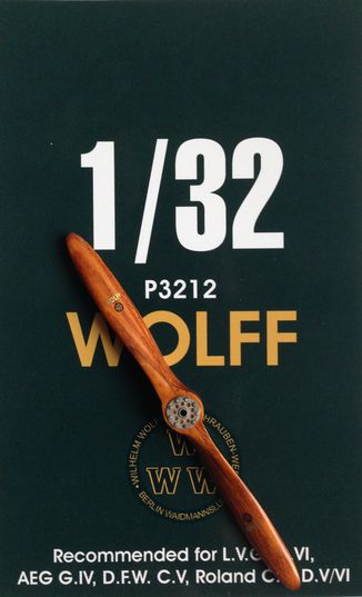 Hand made wooden prop WOLFF LFP3212