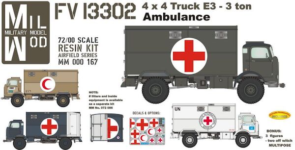 Fordson Thames 4x4 truck E2 - Ambulance (RAF, UN, RSAF) MM000-167