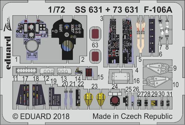 Detailset F106A Delta Dart (Trumpeter) ss631