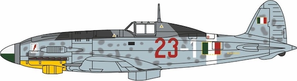Macchi 205 Veltro (Italian Air Force, 1L.Gorrini, Squadriglia 1 Gruppo Caccia, 1944) AC091