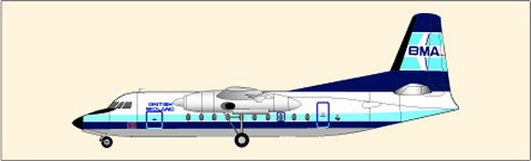 Fokker F27-200 (BMA o/c) FR14075
