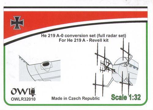 Heinkel He219A-0 full radar conversion set (Revell) OWLR32010