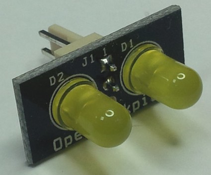 Indicator's PCB mounted : Amber 6LEDMA