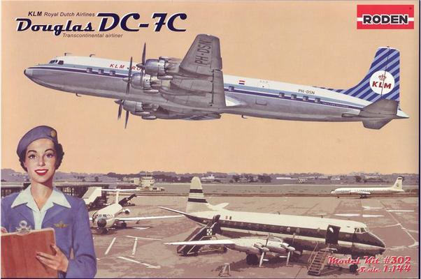 Douglas DC7c (KLM) 302