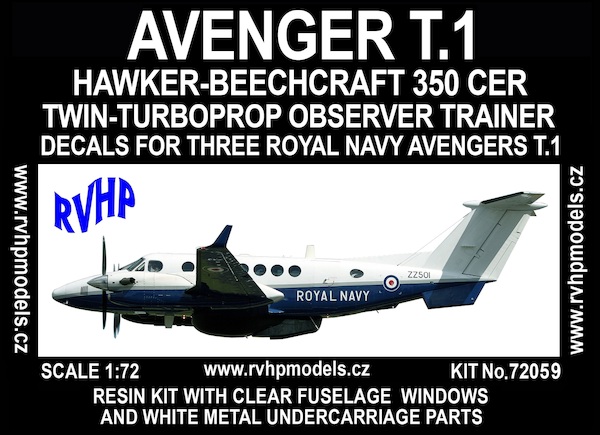 Hawker Beechcraft Avenger T1 (Royal Navy) RVH72059