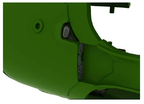 Focke Wulf FW190A exhaust stacks (Eduard) E672085