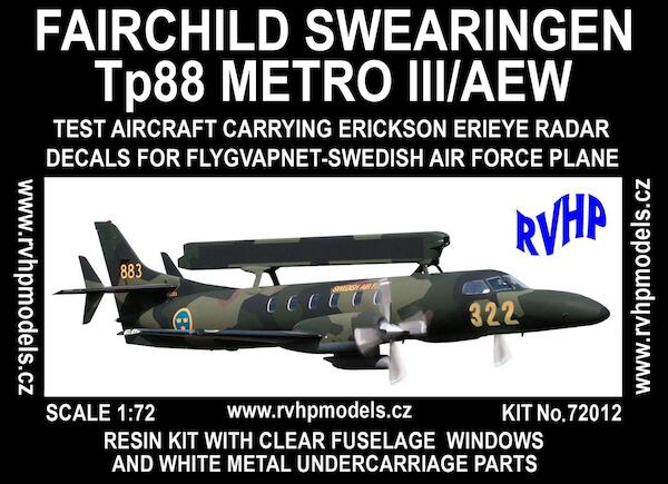 Fairchild Swearingen Tp88 Metro III AEW (Swe.AF) - Reissue RVH72012