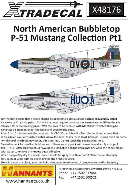 North-American P-51D Mustang Bubbletops Pt 1 X48176