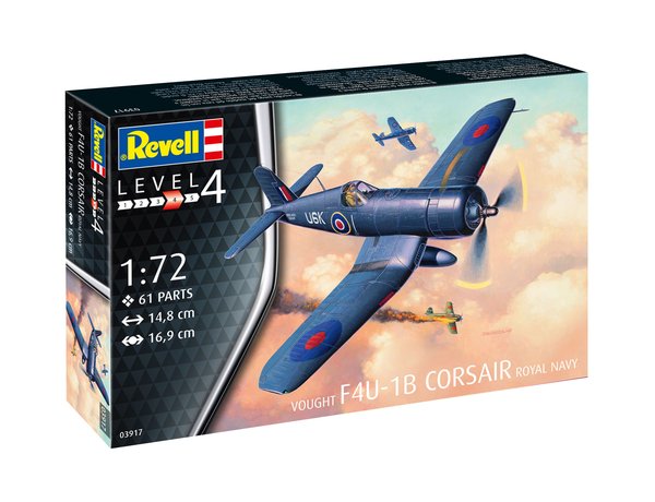 Vought F4U-1b Corsair II Royal navy (all new mould) 03917