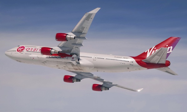 Boeing 747-400 Virgin Orbit N744VG With Wing-mounted Rocket XX20205