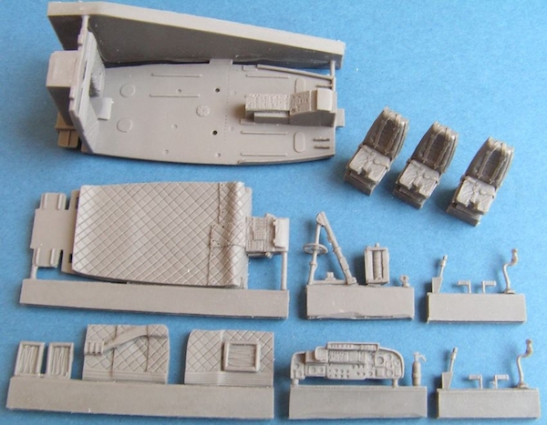 Westland Lynx HAS2 cockpit detail set (Hobby Boss) C72084