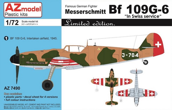 Messerschmitt Bf109G-6 (In Swiss service) az7490
