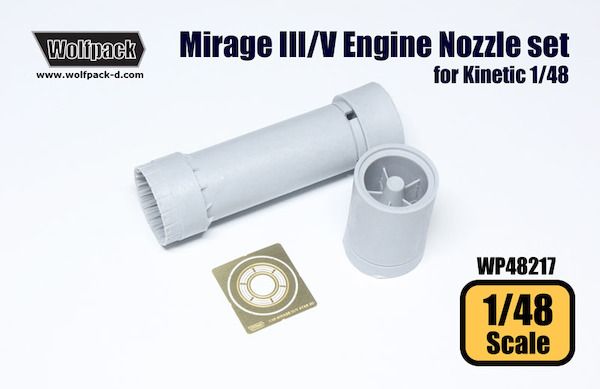 Mirage III/V Atar 9C Engine Nozzle set (Kinetic) WP48217