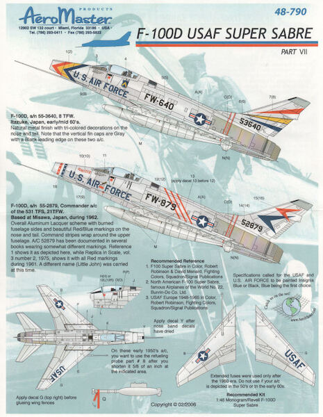 F100D Super Sabres part VII (8TFW 531TFS 21TFW) AMD48-790