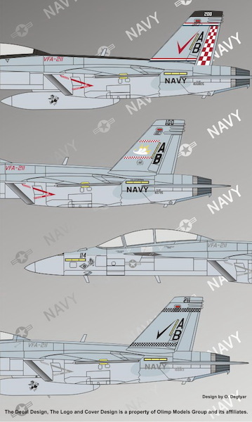 F/A-18f Super Hornet (VFA-211 Fighting Chackmates) ad7238