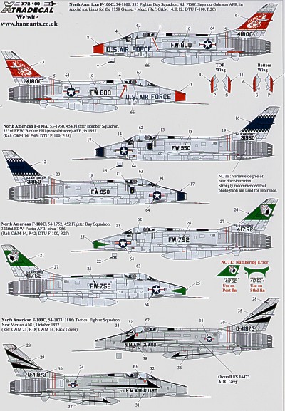 F100C Super Sabres X72109