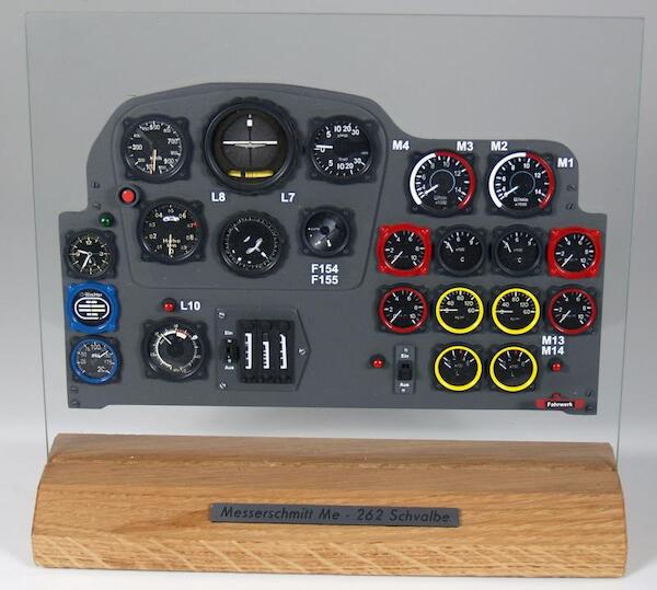 Messerschmitt Me262A Instrument Panel pp01