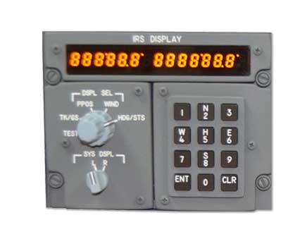 B737 IRS panel IDC BKI 2M43
