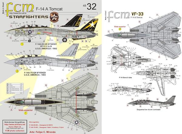 Grumman F14A Tomcat (VF33 Starfighters) FCM48-32