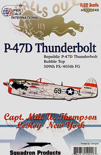 32-248 Republic P47D Thunderbolt Bubbletop (509th FG) 32-248