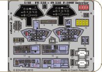 Detailset F100F Super Sabre Interior Self Adhesive (Trumpeter) FE538