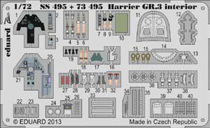 Detailset Harrier GR3 Self Adhesive (Airfix) E73-495