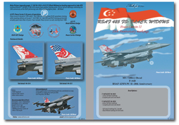 Singapore F16D Fighting Falcons 425FS Black Widows Peace Carvin II-20th Anniversary (Royal Singapore AF) MV-48004-2