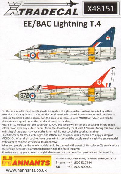 BAC/EE Lightning T.4 X48151