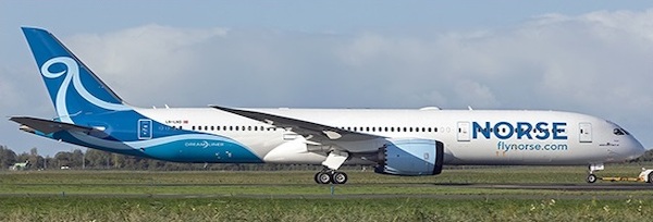 Boeing 787-9 Dreamliner Norse Atlantic Airways LN-LNO LH2339