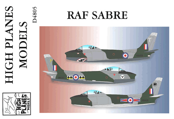RAF Sabre MK4`s D4805