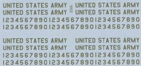 Subdued US army logo's and serials for current MH60L Soar