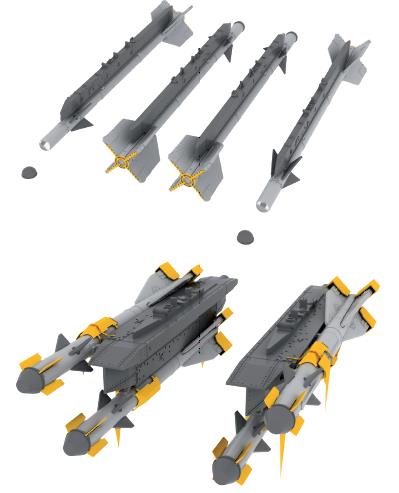 Mikoyan MiG21MF Fishbed weapons set esin64822