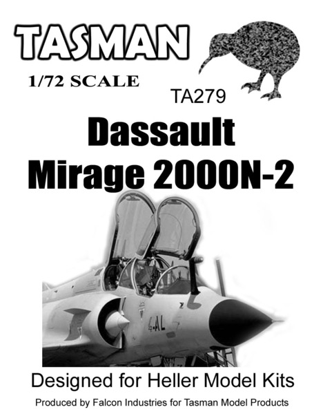 Dassault Mirage 2000N-2 canopy (Heller) TA279