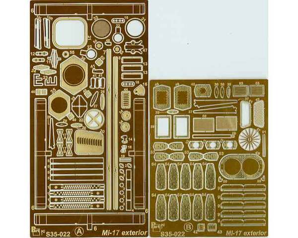 Detailset Mil Mi8/17 Hip Exterior (Trumpeter) S35022