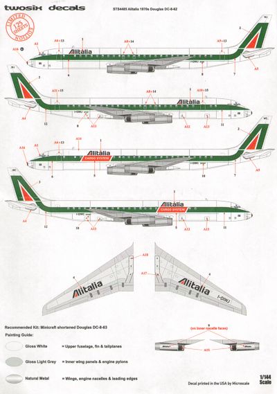 Douglas DC8 -62 (Alitalia) sts4485