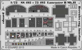 Detailset Lancaster B MkII Interior Self Adhesive (Airfix) E73-492