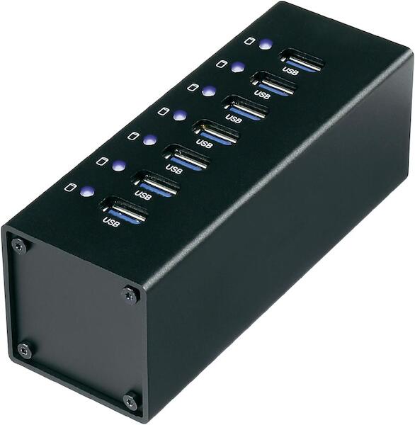 Aluminium Industry USB 3.0 7-Port Hub 4016138841756