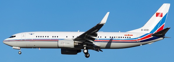 Boeing B737-800 China Air Force B-4081 With Stand AV2014