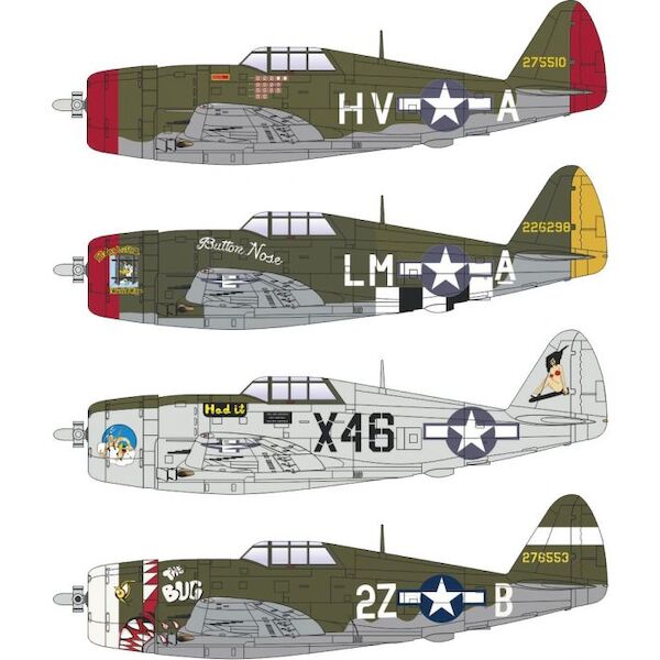 Republic P47D Thunderbolt Razorback (1 kit included) 4469