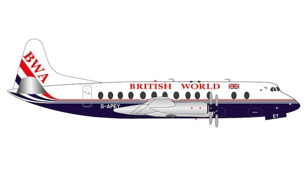 Viscount 800 British World Airlines